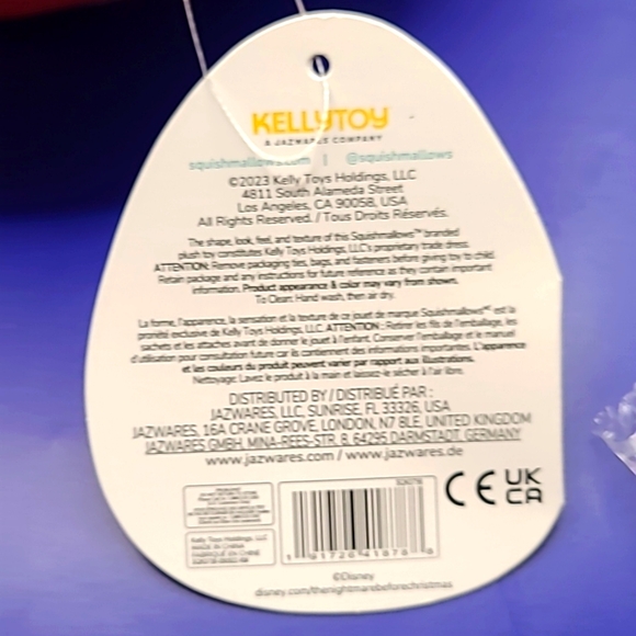 Squishmallows Sally The Nightmare Before Christmas 8"Stuffed Plush NWT - Picture 9 of 12